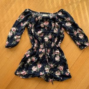 Abercrombie flower romper